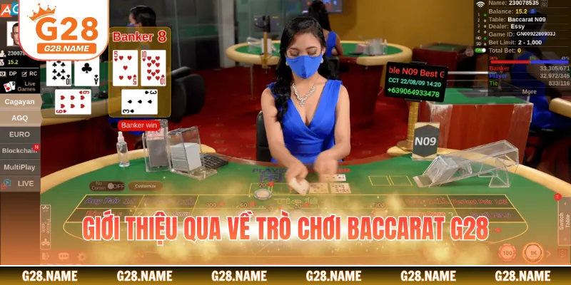Giới thiệu qua về trò chơi Baccarat G28