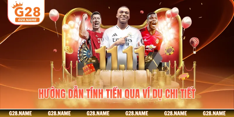 Hướng dẫn tính tiền qua ví dụ chi tiết
